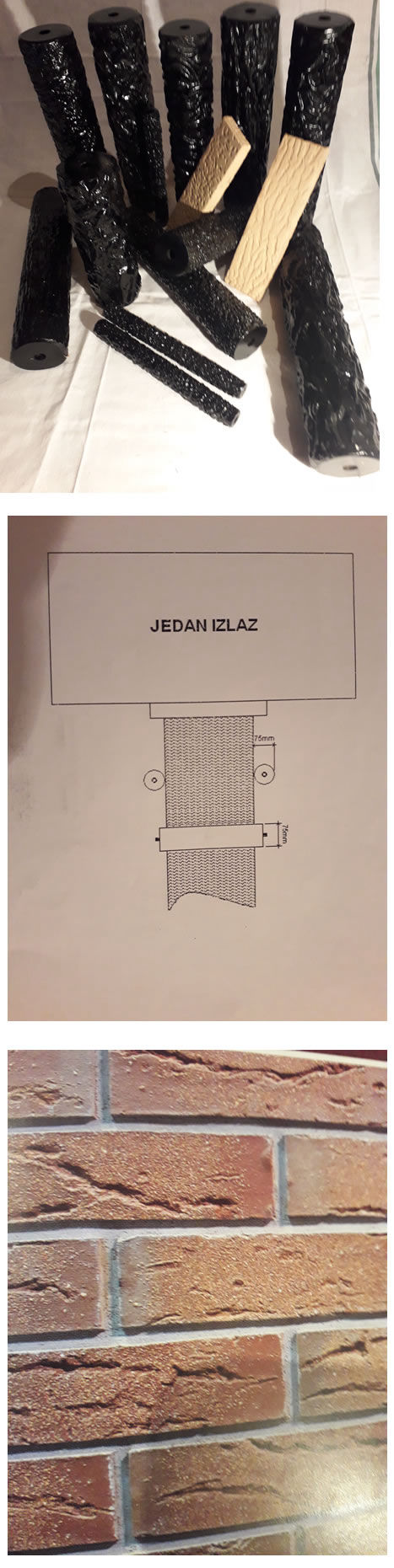 Texture rollers for bricks - Šumi Matics, Crvenka